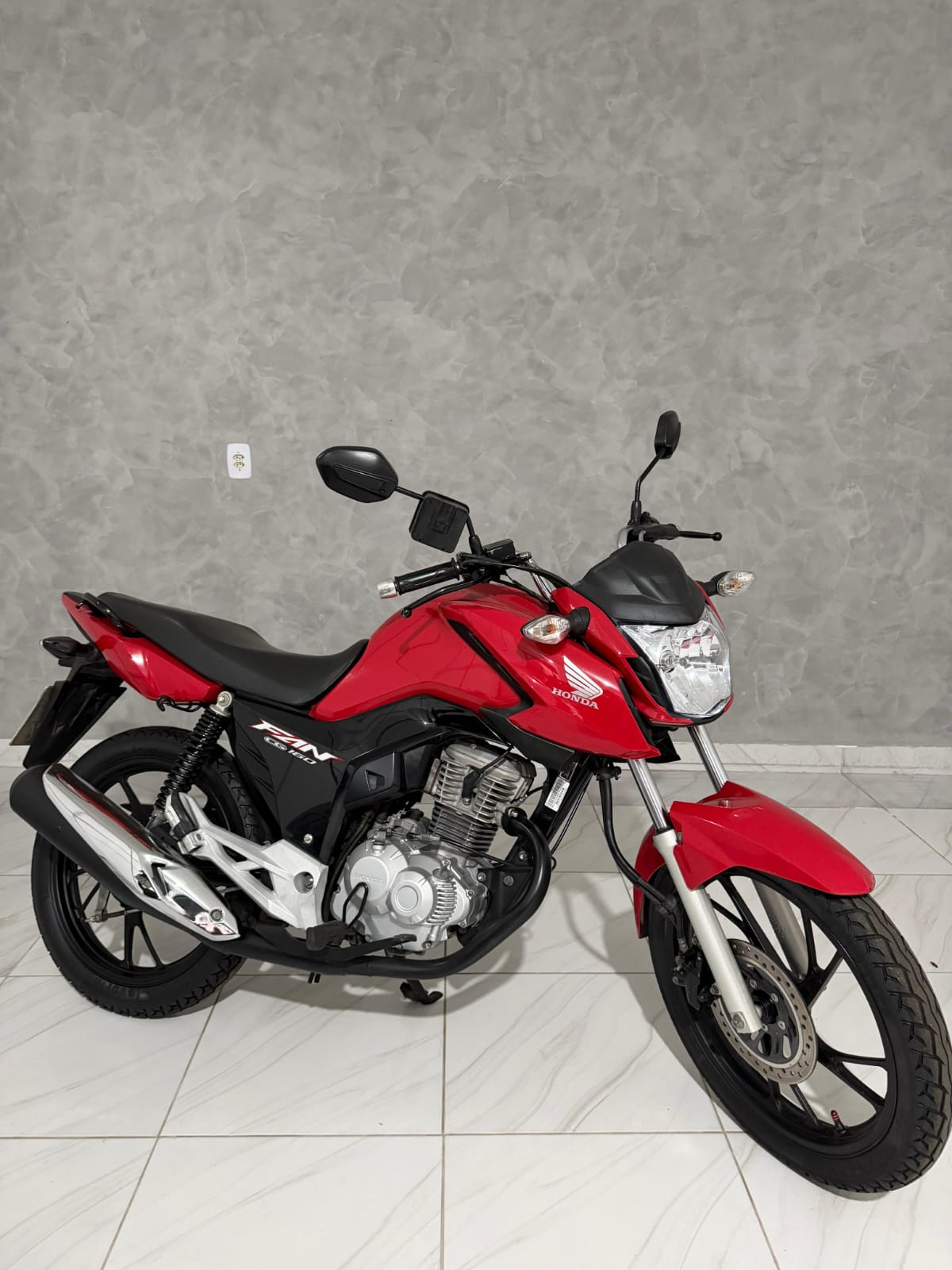 Honda Fan 160 2022/2023 Vermelha